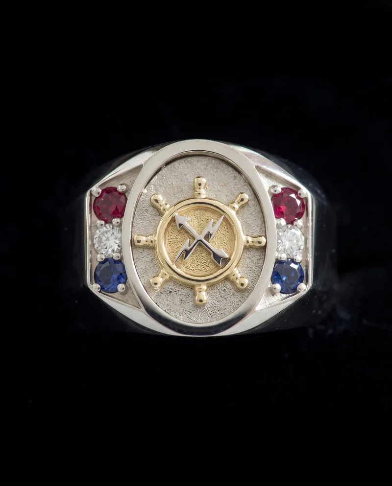 CWO Ring and Senior Chief Pendant, by Ahern & Brucker