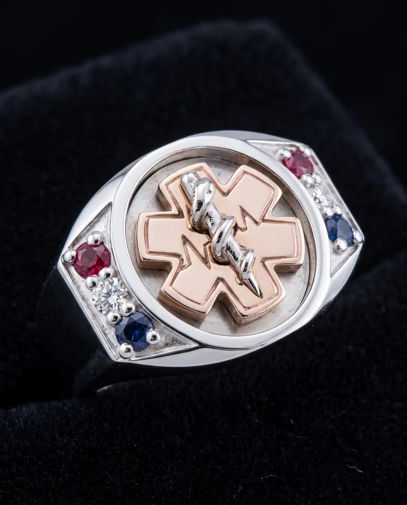 EMT and Medic Ring, by Ahern & Brucker