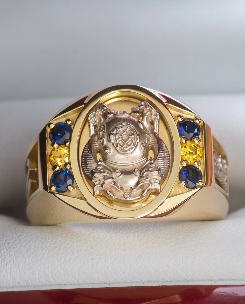 First Class Diver Ring, by Ahern & Brucker