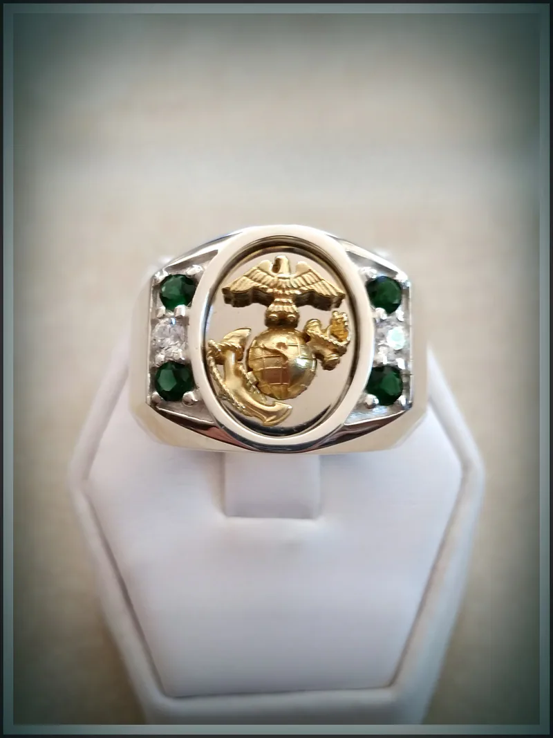 United States Marine Corps Ring — view 3, by Ahern & Brucker