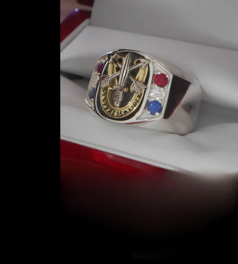 Special Forces Ring — view 5, by Ahern & Brucker