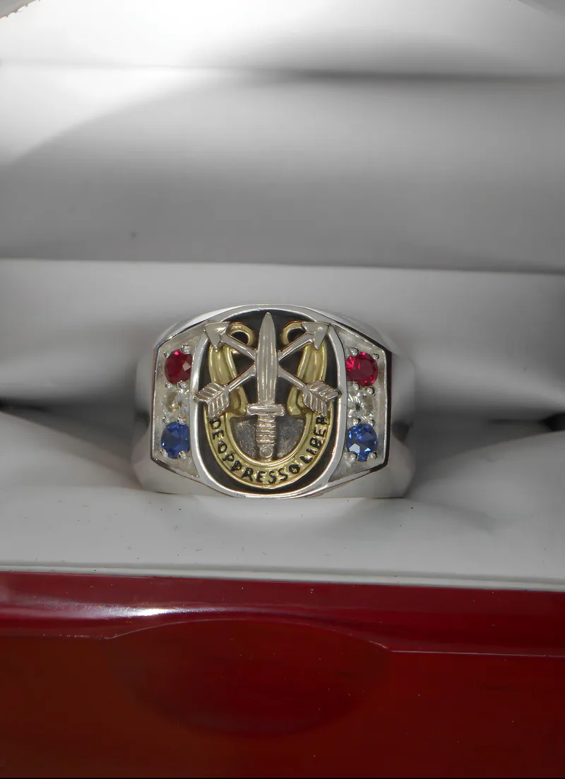 Special Forces Ring — view 4, by Ahern & Brucker