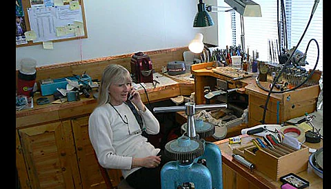 Making a Chief's ring at the bench