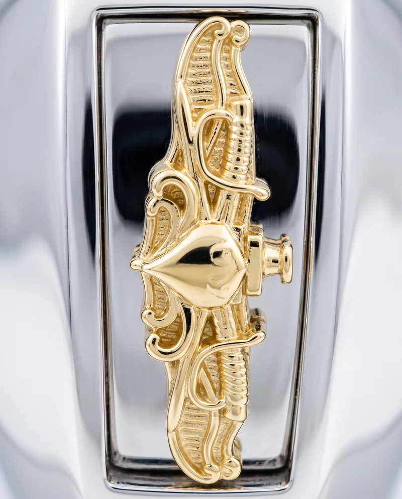 Navy LDO and Mustang Ring — view 3, by Ahern & Brucker