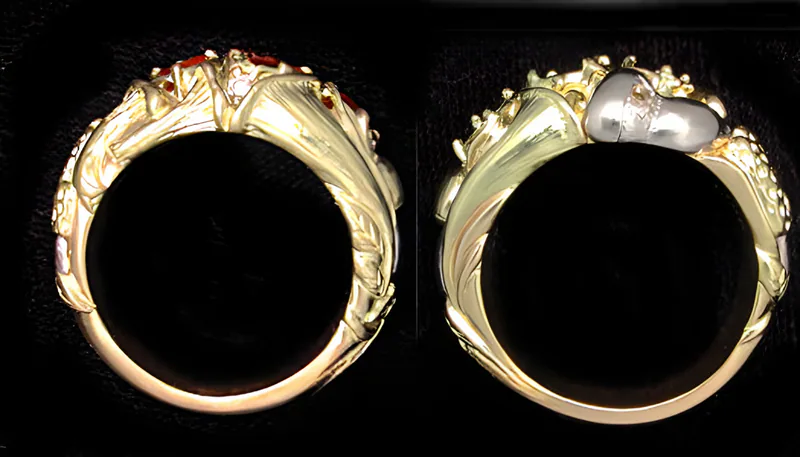 Mushroom Ring, by Ahern & Brucker