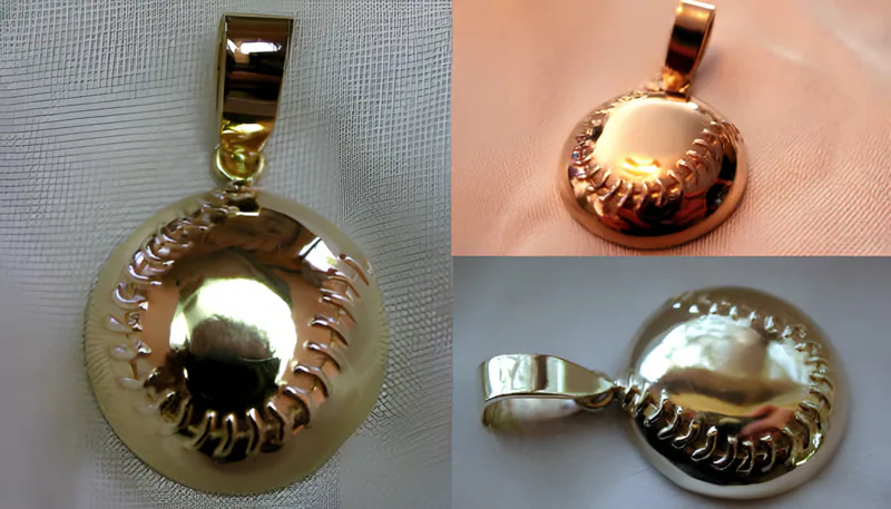 Lil Slugger Baseball Pendant, by Ahern & Brucker