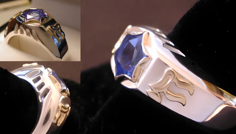 Star of David & Chai Rings for a Father and Sons, by Ahern & Brucker