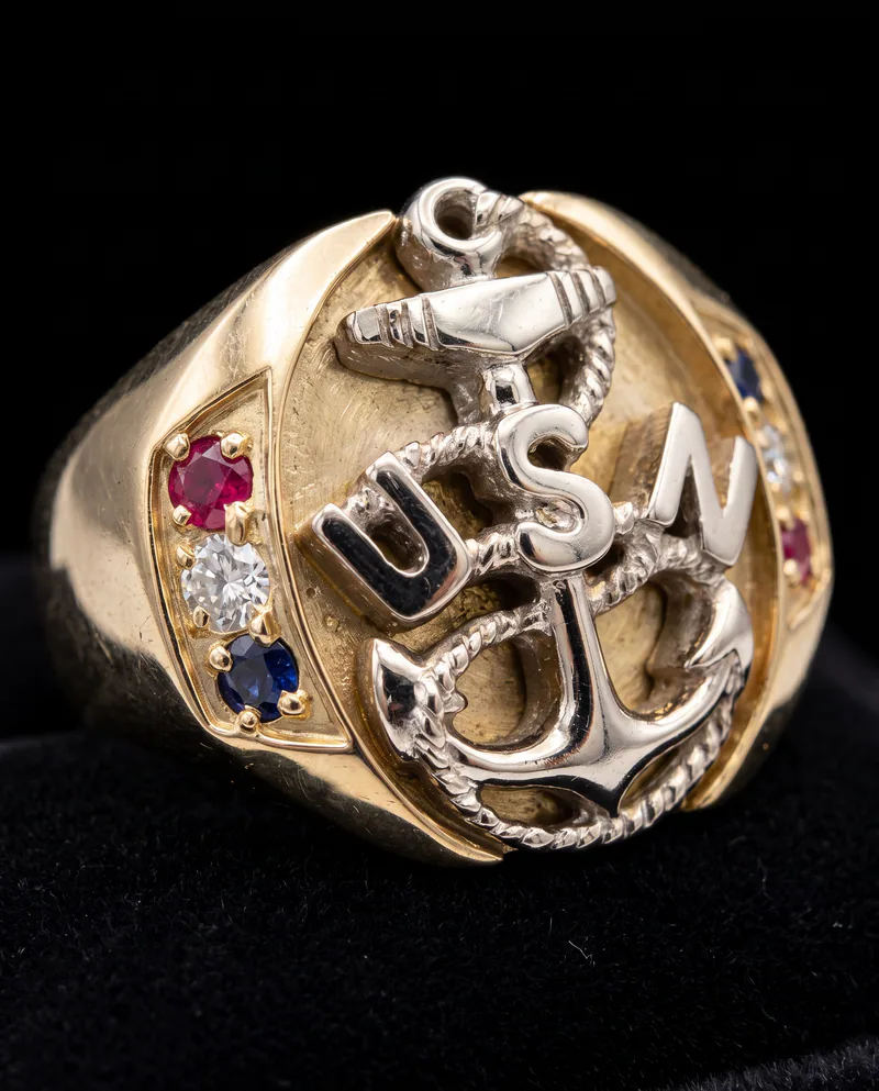 The Original Navy Chief's Ring, by Ahern & Brucker