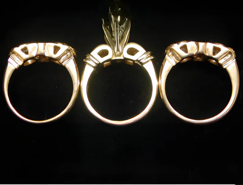 Three-Piece Diamond Ring, by Ahern & Brucker