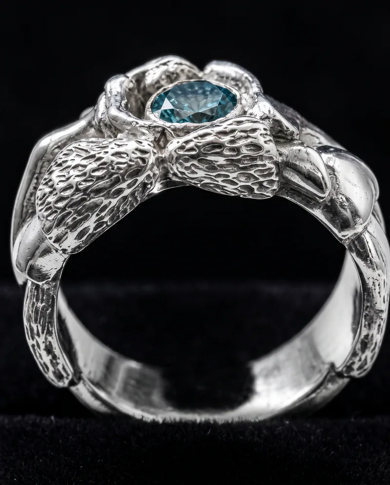 Sterling Naked Lady Ring — view 3, by Ahern & Brucker