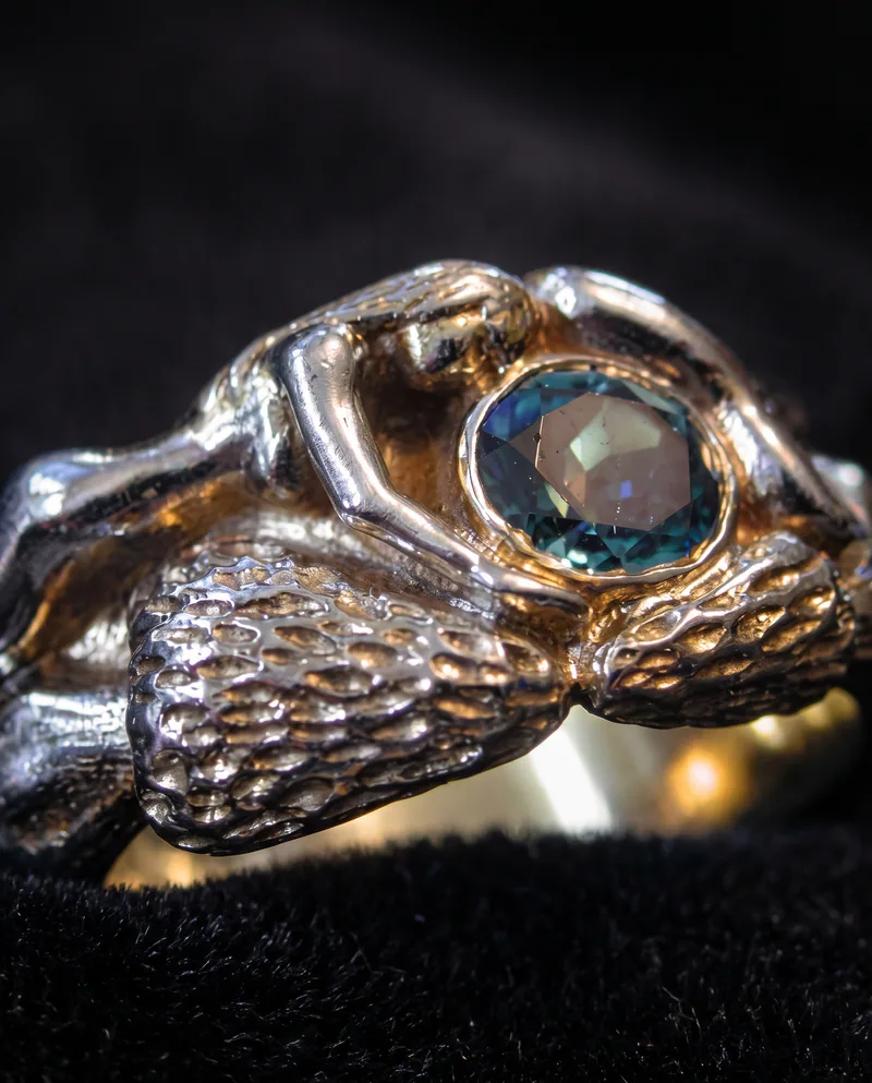 Sterling Naked Lady Ring, by Ahern & Brucker