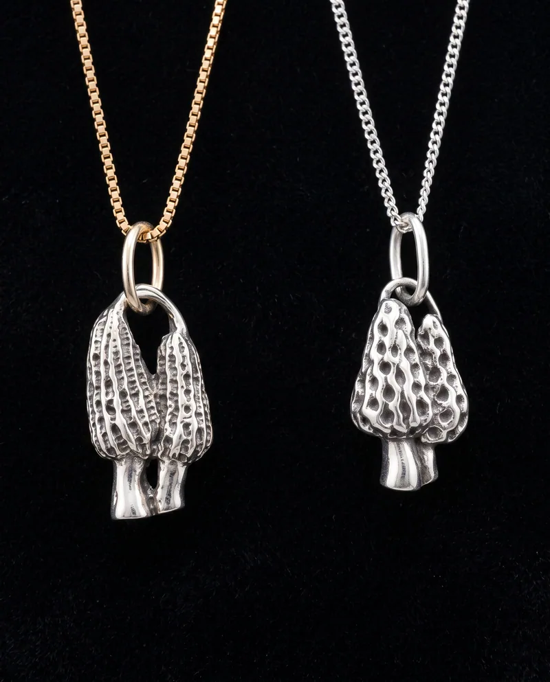 Morel Pendant, Two Styles, by Ahern & Brucker