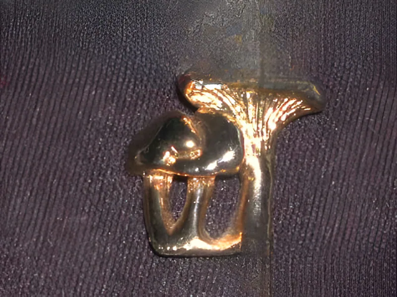 Chanterelle Pendant in 18k Gold, by Ahern & Brucker