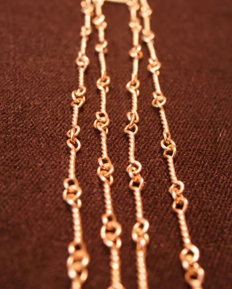 Hand-Fabricated Gold Chain — view 3, by Ahern & Brucker