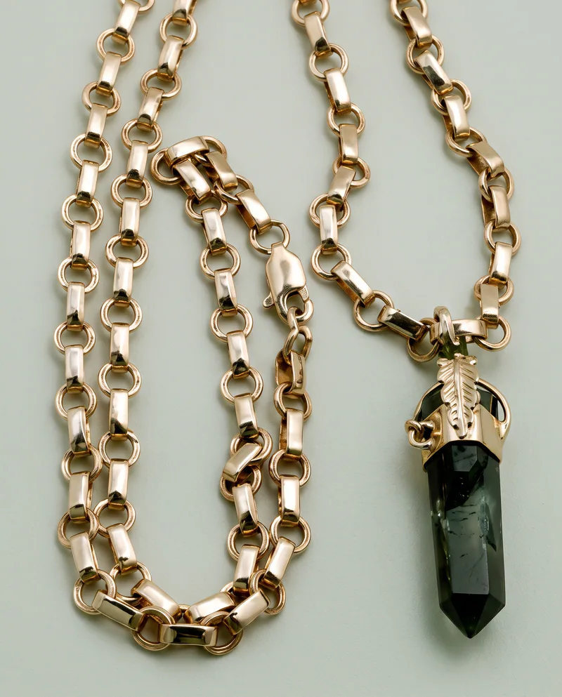 Hand-Fabricated Gold Chain — view 4, by Ahern & Brucker