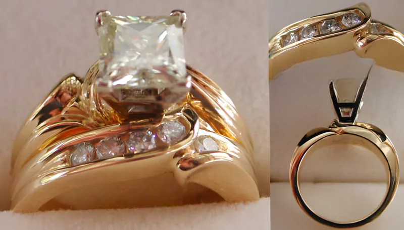 18k Wedding Set, by Ahern & Brucker