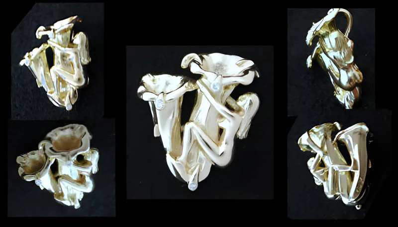 Trumpet Pendant, by Ahern & Brucker