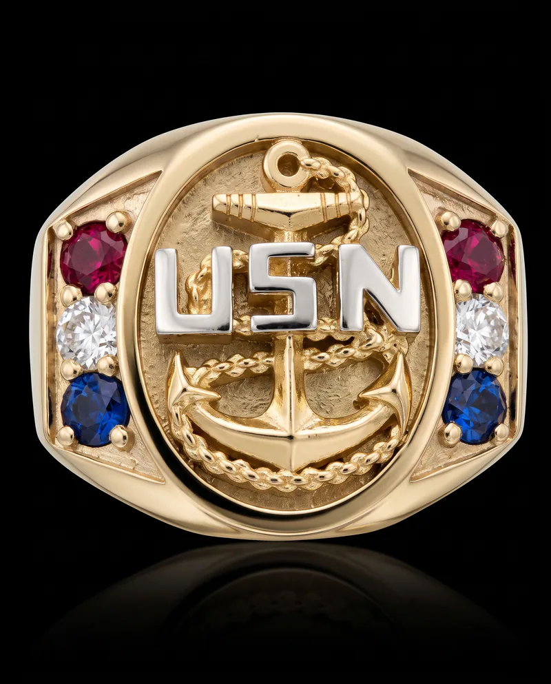Female Chief and Chief's Spouse Ring — view 3, by Ahern & Brucker