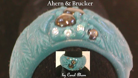 His ring in wax