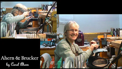 In the Ahern & Brucker workshop