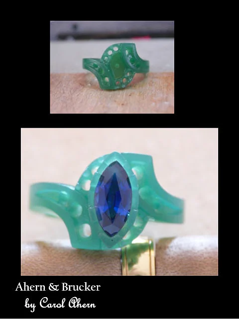 Stone in the wax