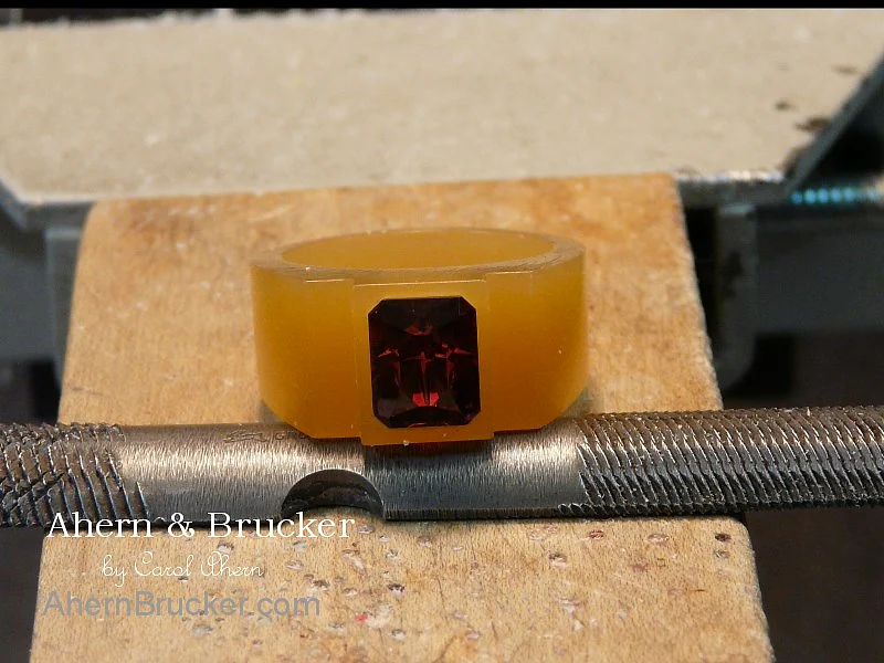 Stone and wax