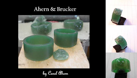 The pair in wax