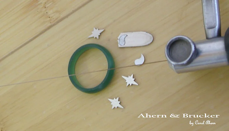 Pieces cut from hand-milled sheet
