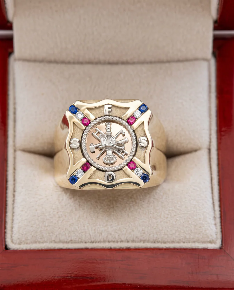 Firefighter Ring, by Ahern & Brucker