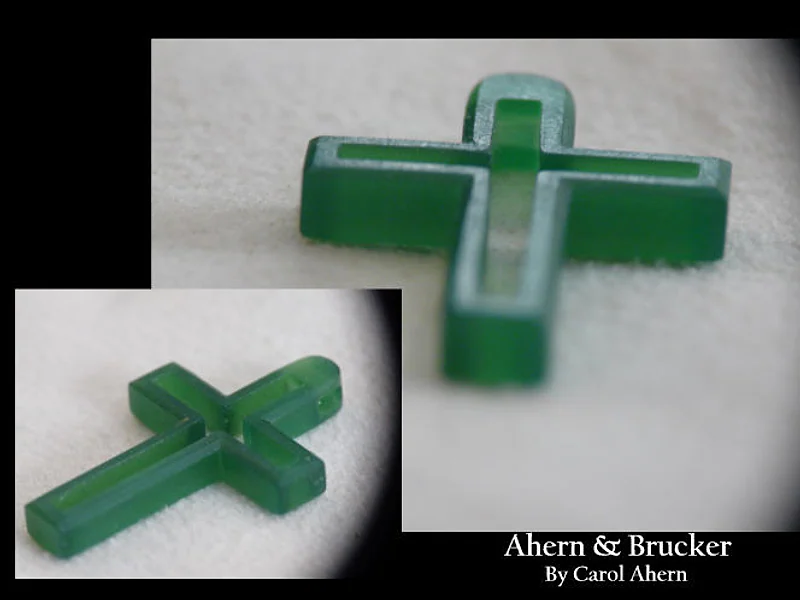The cross in wax