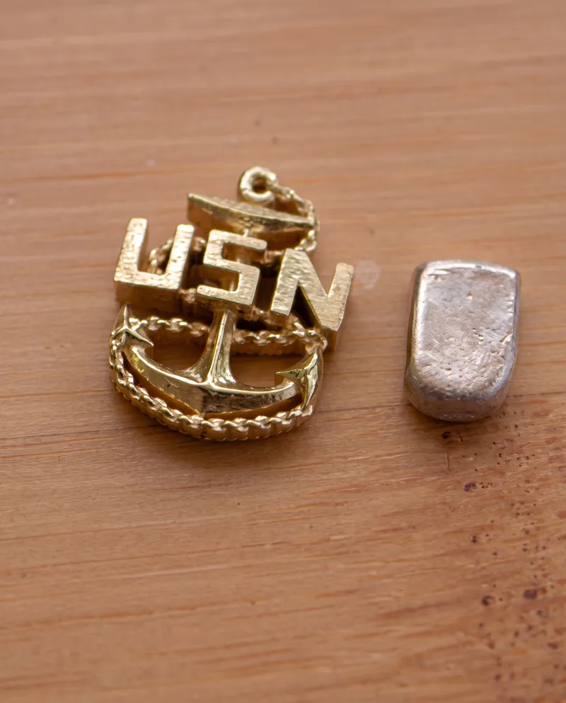 Making a Chief's ring at the bench