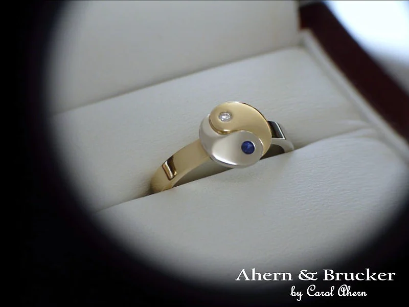 A Two-Piece Yin Yang Ring