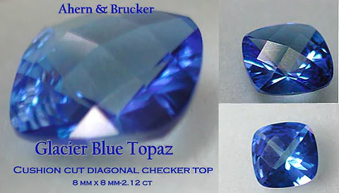 Glacier blue topaz