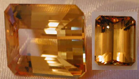 The imperial topaz, 17 x 14 mm