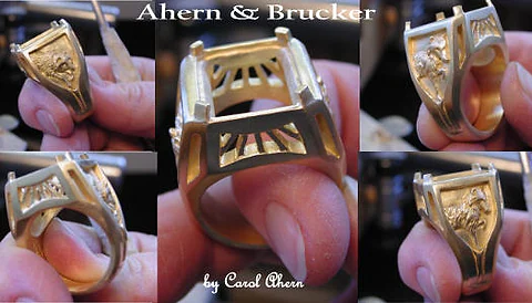 Cast in newly refined 18k