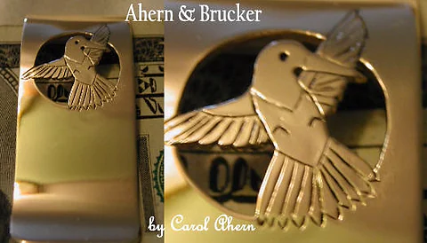 A Hummingbird Money Clip
