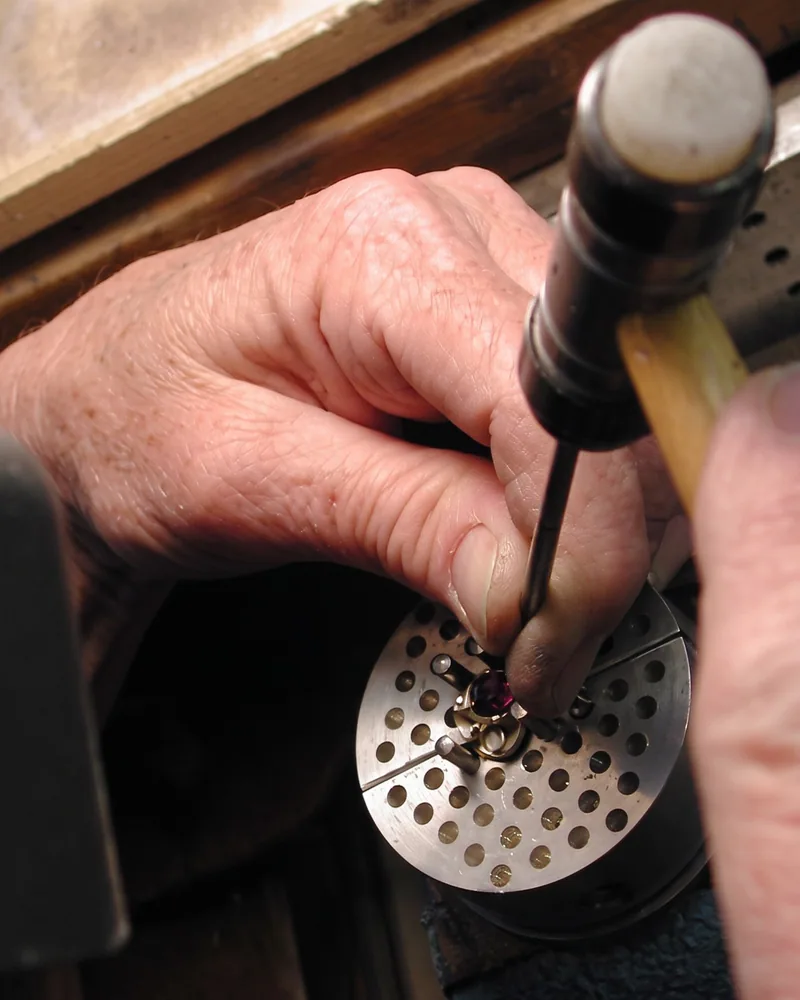 In the Ahern & Brucker workshop