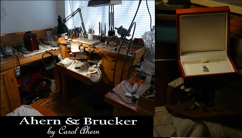 In the Ahern & Brucker workshop