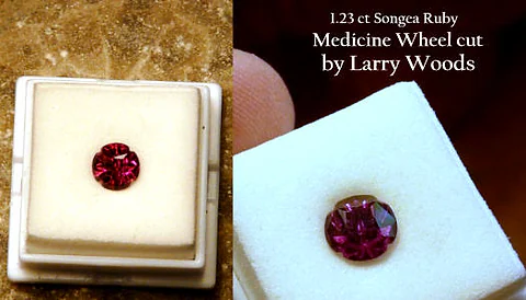 Medicine Wheel cut by Larry Woods