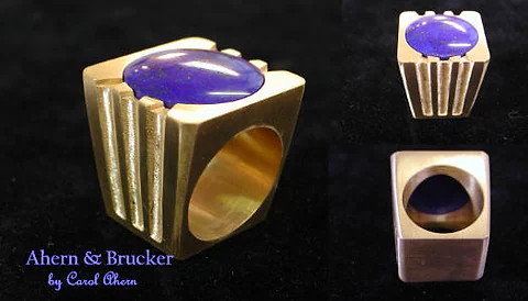A 22k Lapis Ring