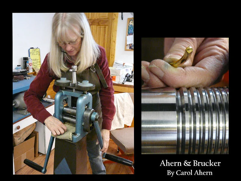 In the Ahern & Brucker workshop