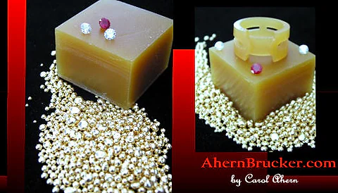 Wax and casting grain