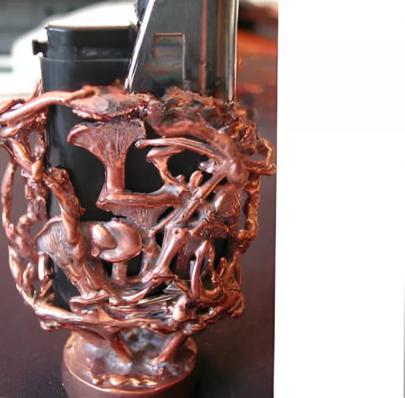 Sculpted Lighter Sleeve, by Ahern & Brucker
