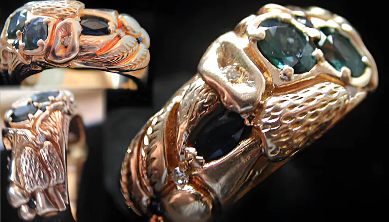 The Original Mushroom Ring, by Ahern & Brucker