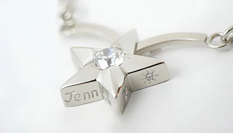 The JennStar Pendant and Hand-Fabricated Chain