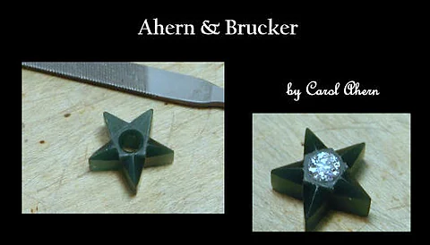 The star in wax, with its diamond