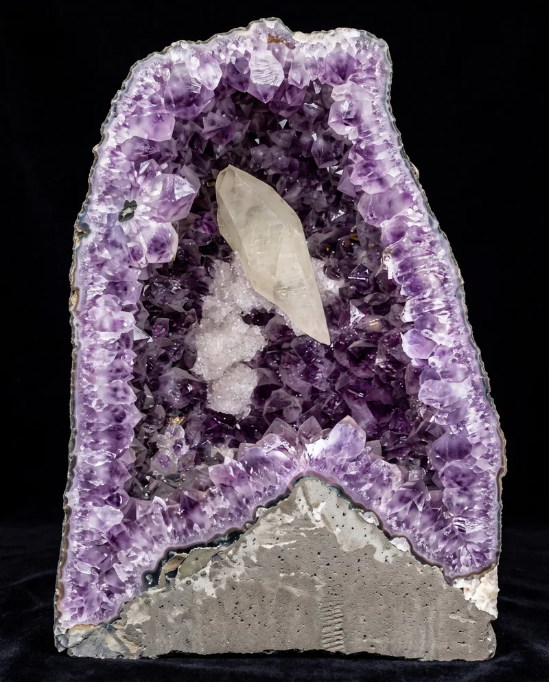 Dogtooth Calcite Cathedral Geode, by Ahern & Brucker