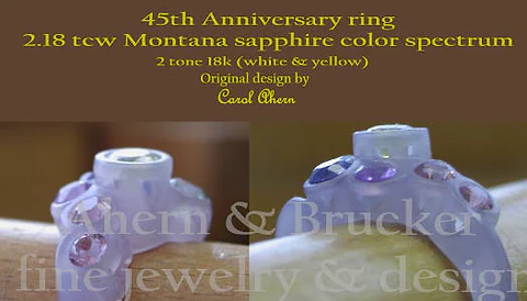 2.38 tcw of Montana sapphires