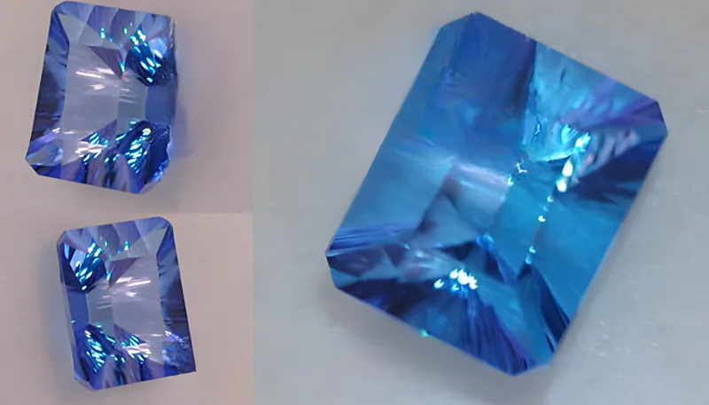 Glacier Blue Topaz — view 3, by Ahern & Brucker