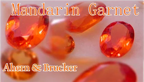 Mandarin Garnet, Medicine Wheel Cut — view 3, by Ahern & Brucker